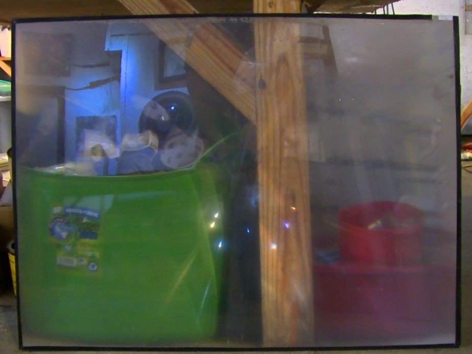 FRESNEL LENS SPOT 29"x20" Clear Solar Cooking Heat Mended