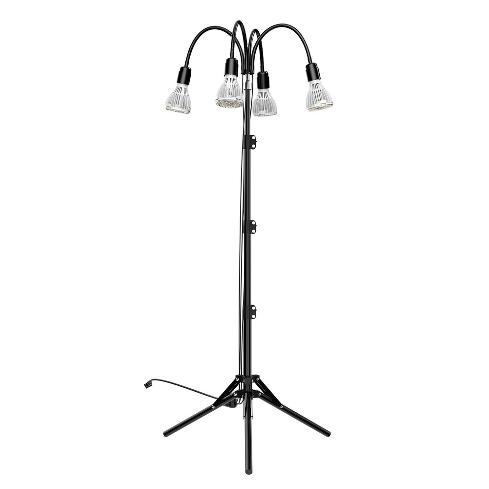 LED Grow Light with Adjustable Tripod Stand Full Spectrum with Replaceable Bulbs