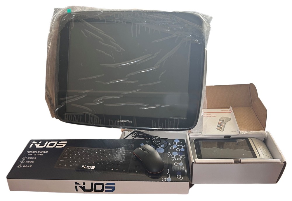 POS System Cash Register Dual Screen Touchscreen Printer Scanner Windows 10