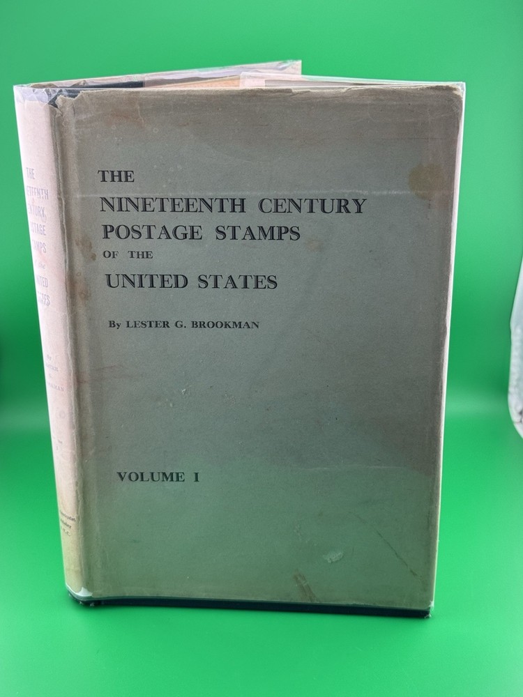 1947 1ST Ed The 19th Century Postage Stamps Of The United  States Vol 1 Brookman