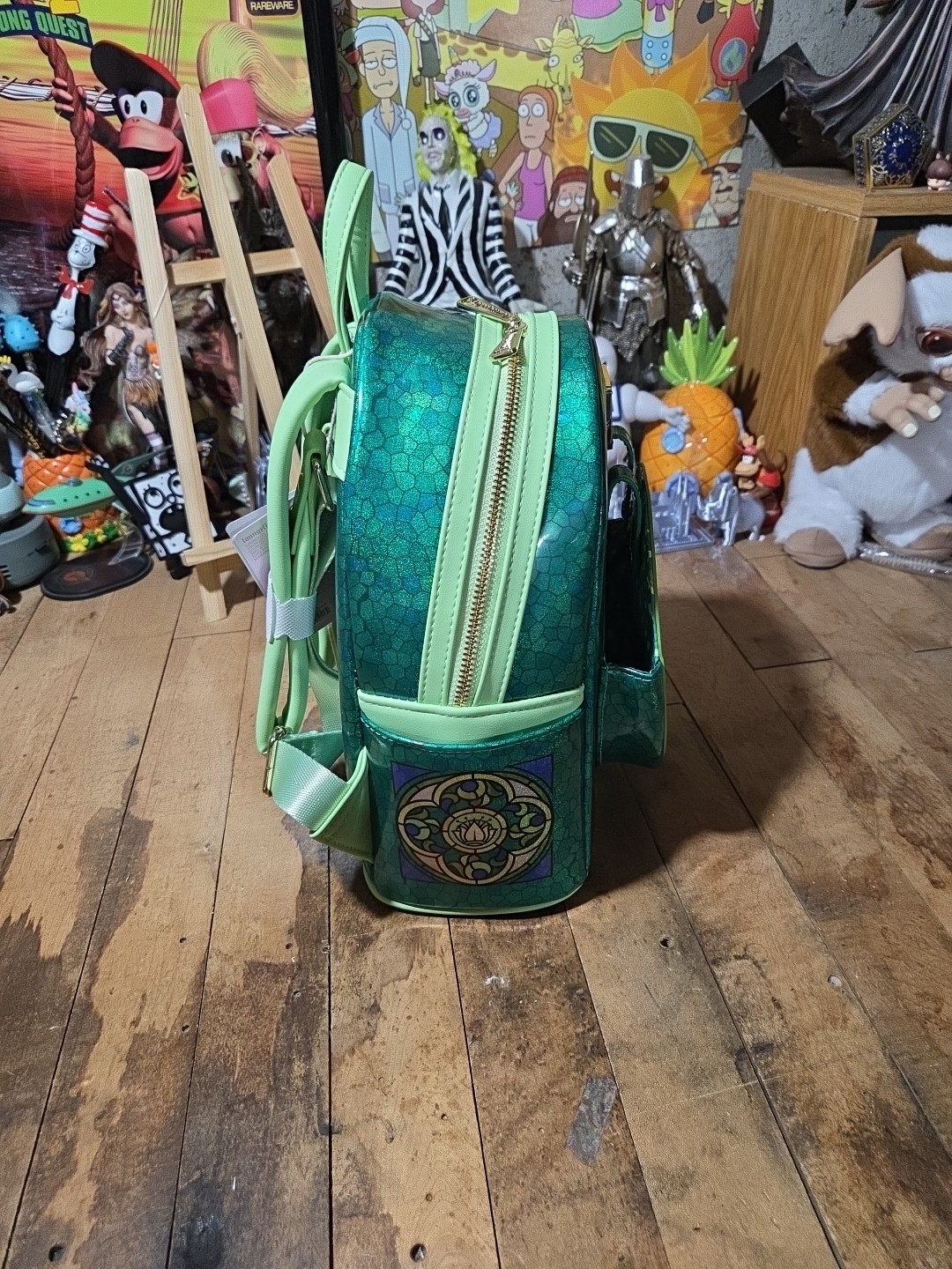 Loungefly Disney Princess Stained Glass Collection Tiana Mini-Backpack NEW 🚚✅