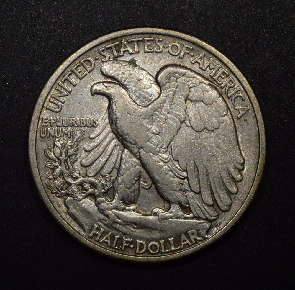 1934-D Liberty Walking Half Dollar "AU"