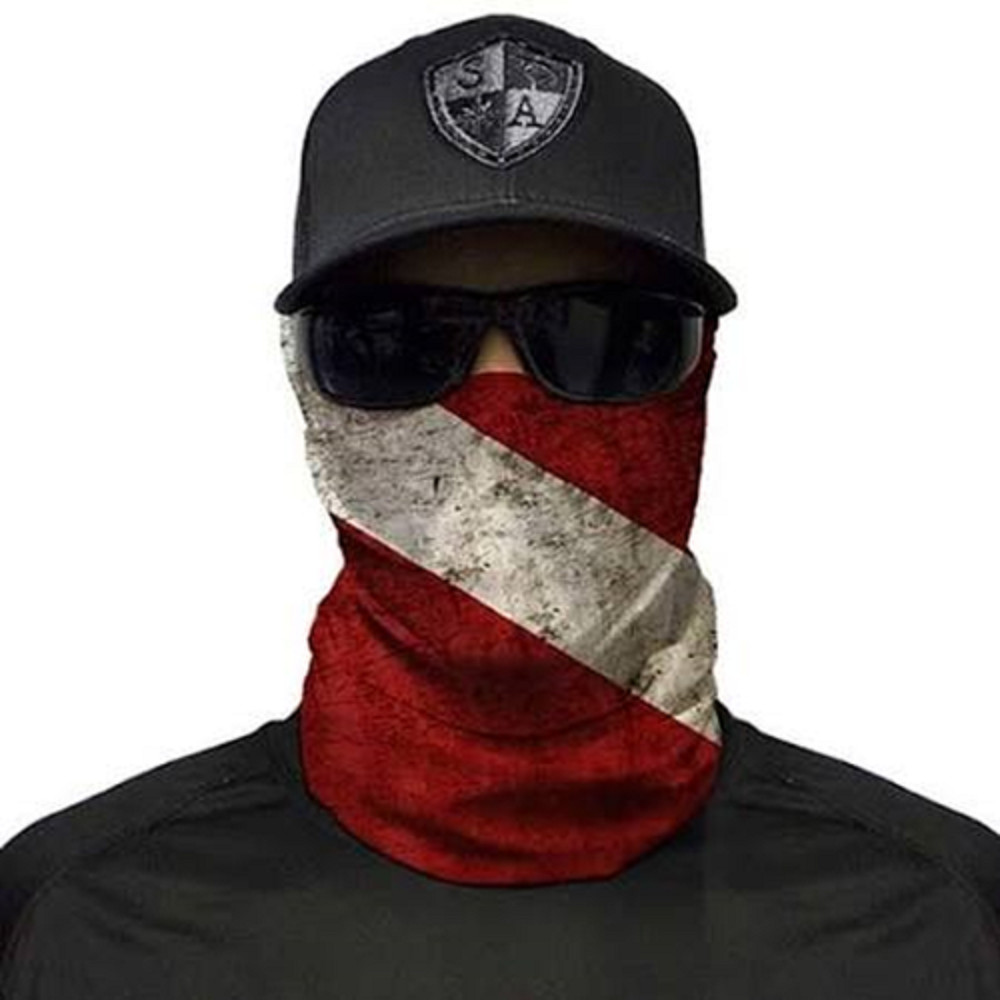 Trident Face Shield Dive Flag