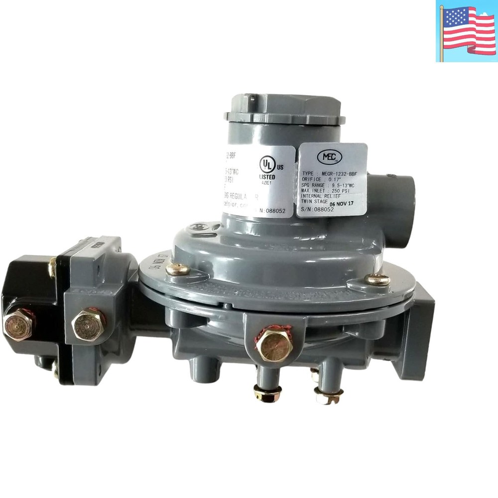 Marshall Two Stage Propane LP Regulator 11" WC
