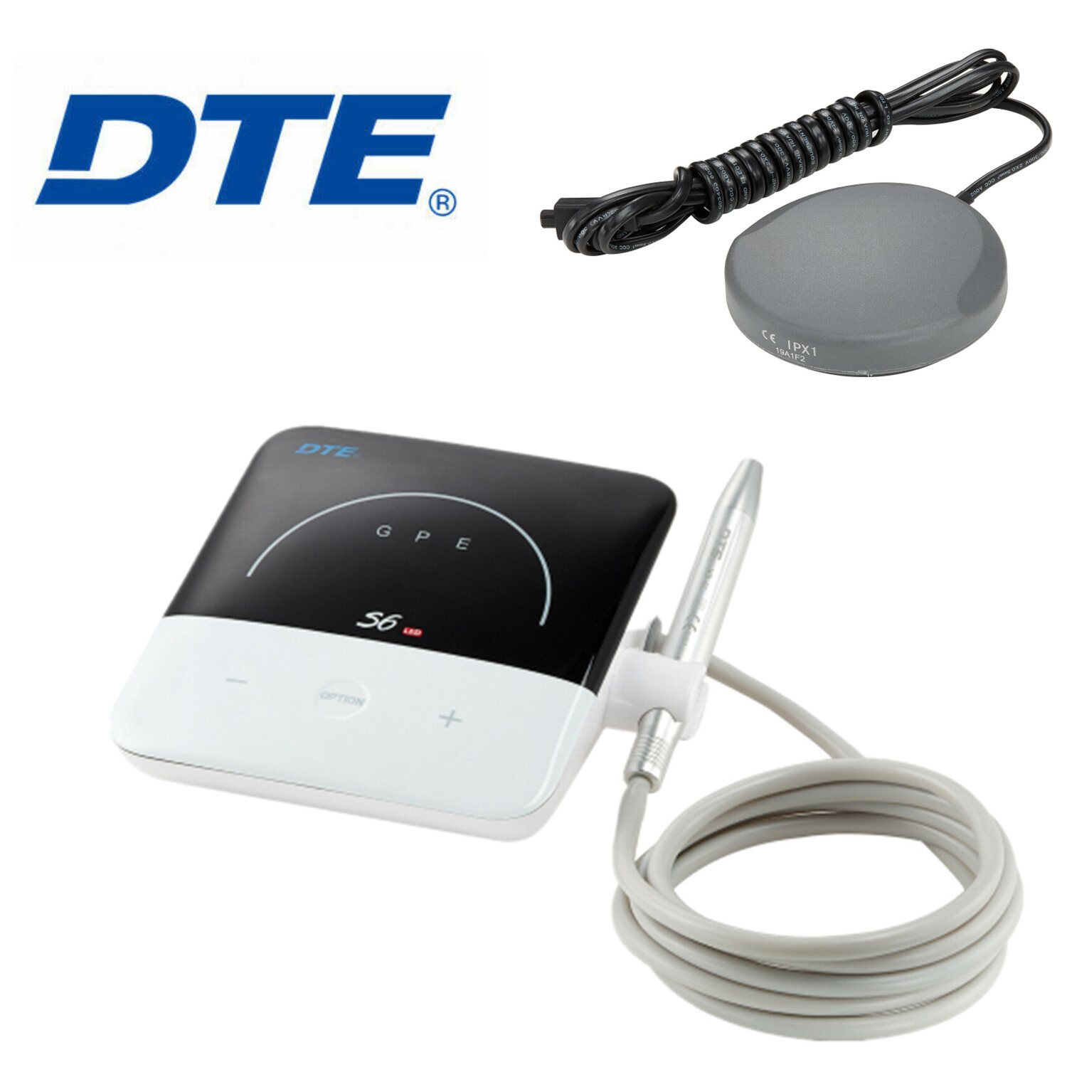 Woodpecker DTE S6 LED Dental Ultrasonic Piezo Scaler HD-8L LED Handpiece 7*Tips
