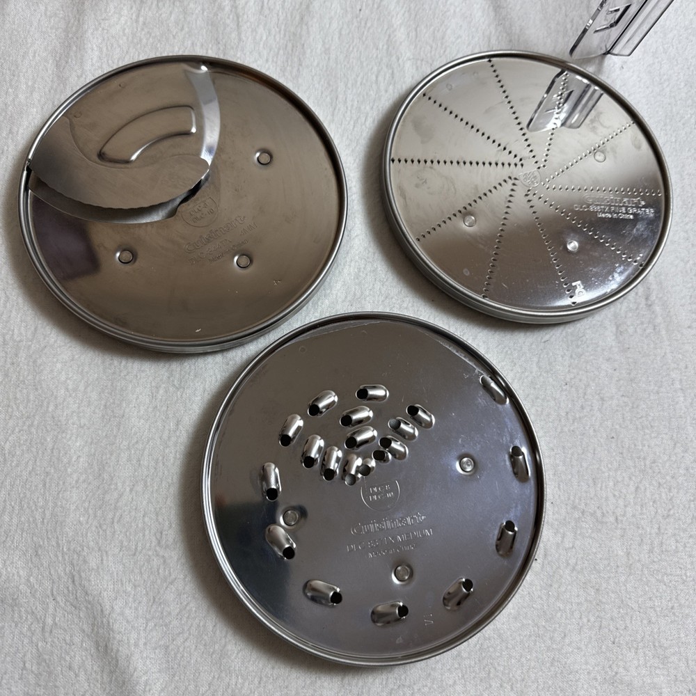 Cuisinart Custom Prep II Food Processor Lot Disc Replacement