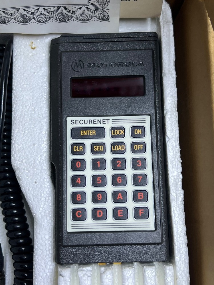 Motorola Saber Encryption Key Loader DVP-XL Variable Key Loader T3014CX SECURENE