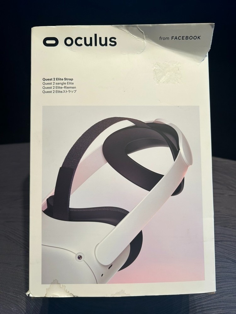 Oculus Quest 2 Elite Strap Official Meta VR Headset Strap Replacement w Box