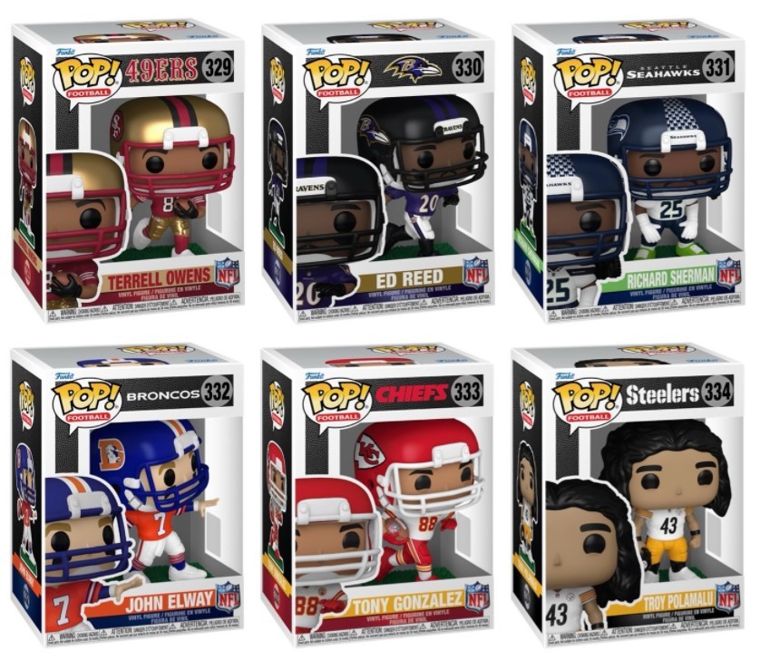 NFL Legends Funko Pop! Complete Set (6)