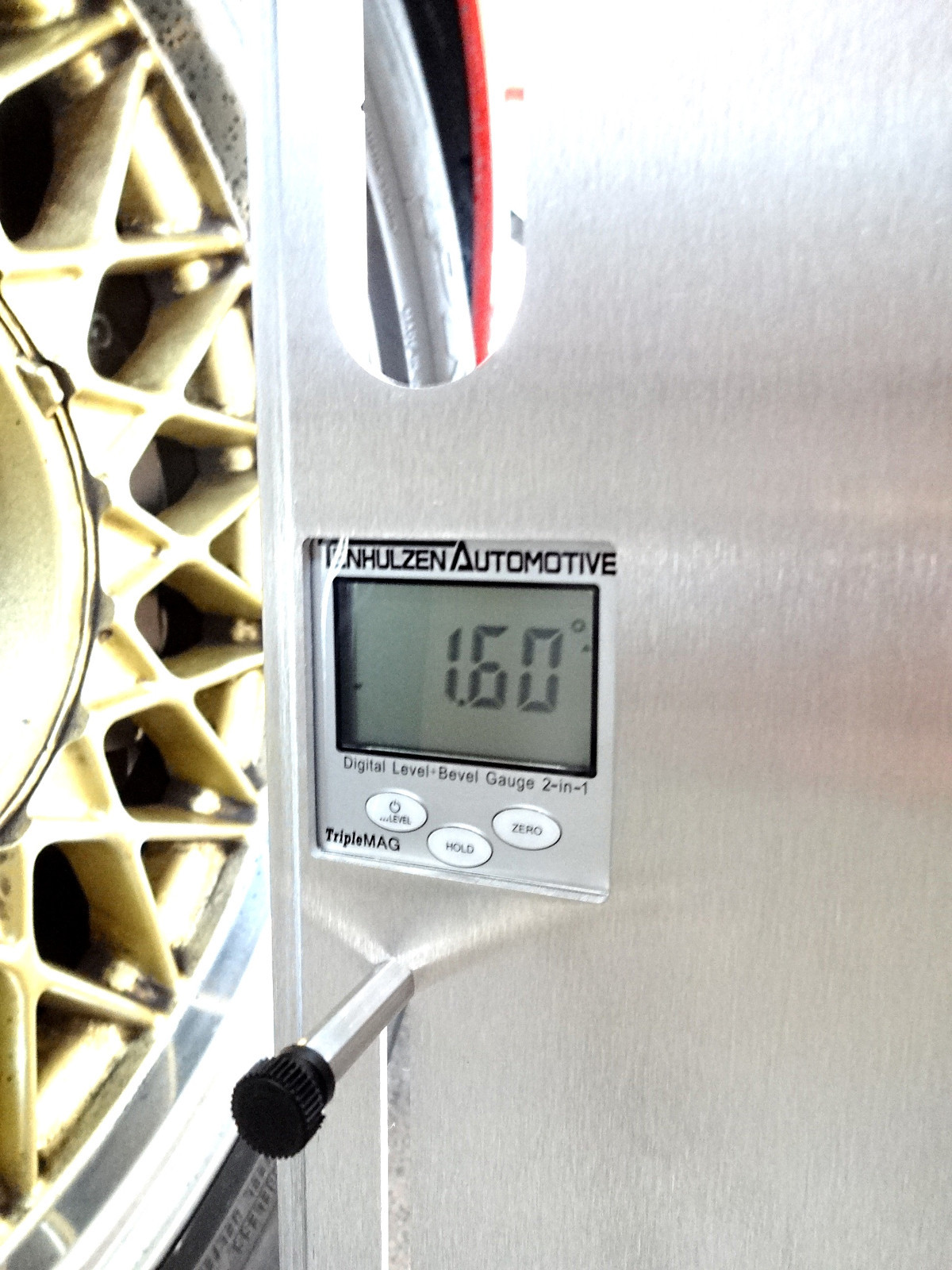 Tenhulzen Automotive DIY Wheel Alignment Tool, Accurate, fast, toe plates+camber