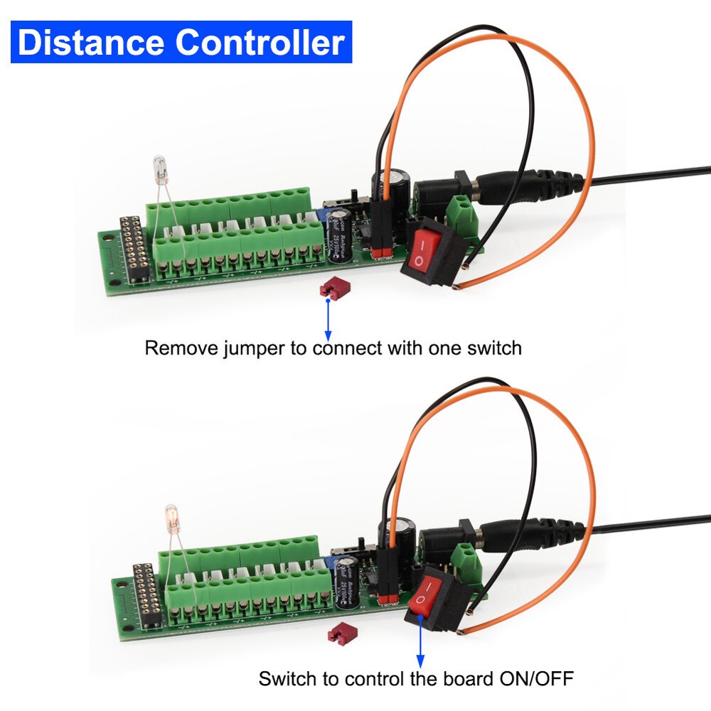 Power Distribution Board Self-adapt Power Distributor+Accessory LED Light Hub