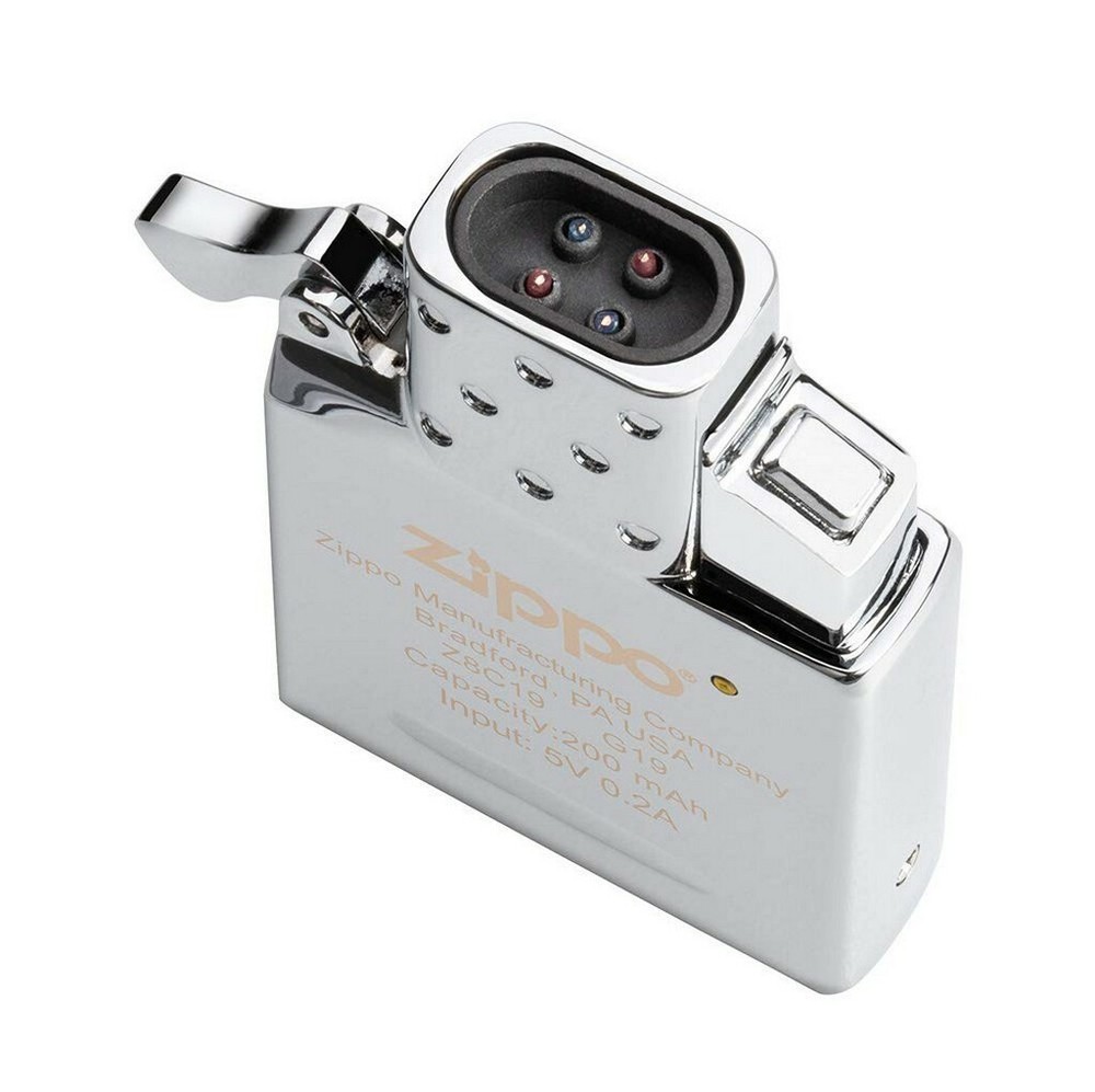 Zippo 65828 Rechargeable Arc Lighter Insert Windproof Double Plasma Arc Beam