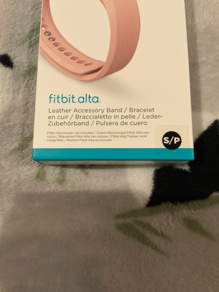 Fitbit Alta Leather Band Replacement Accessory Small Pink OEM