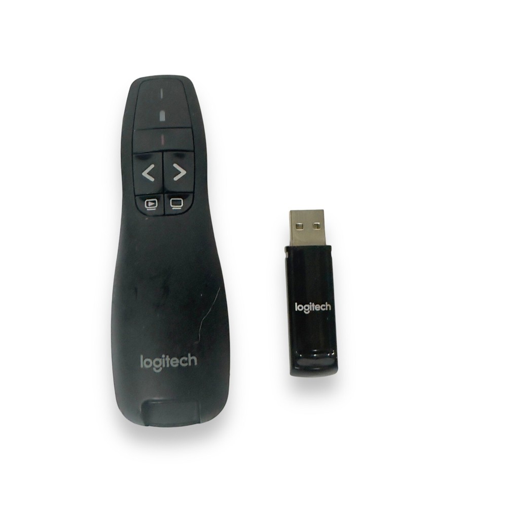 Logitech Wireless Presenter R400 With Laser Pointer Red