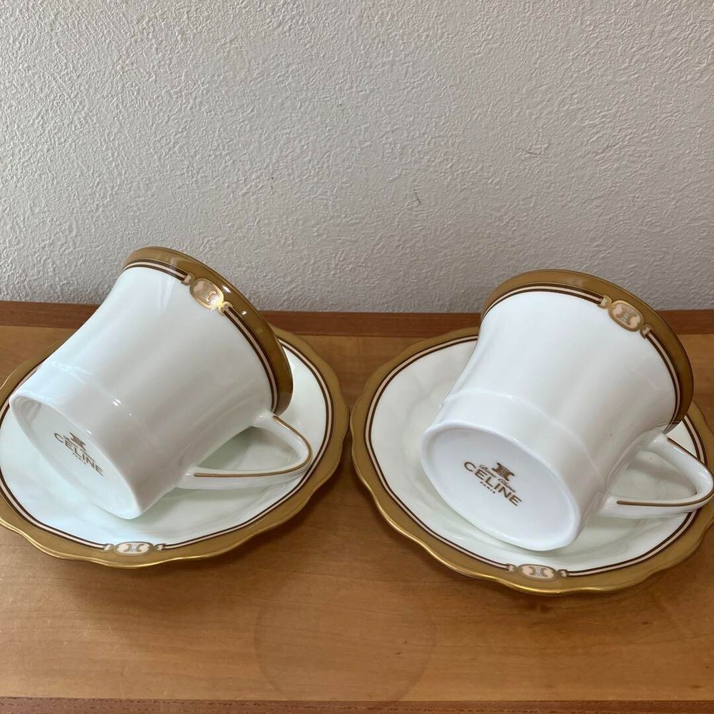 CELINE Cup Saucer Pair Set #3