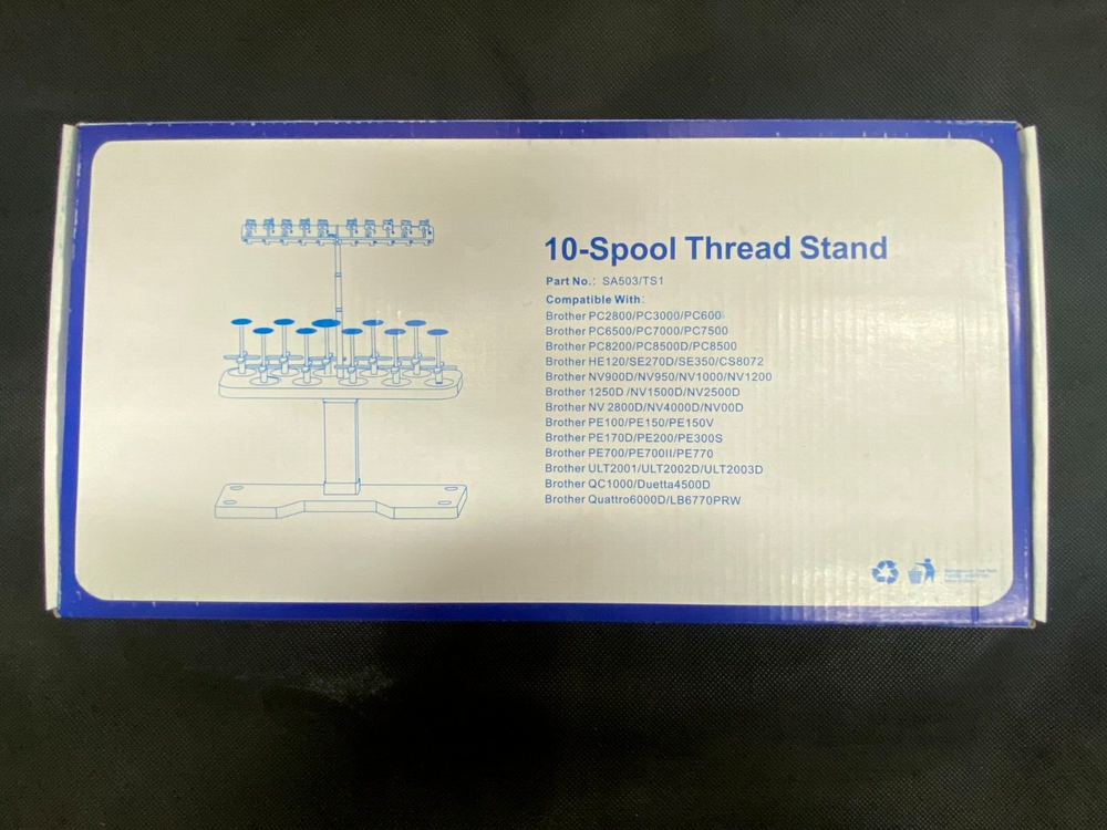 10 - Spool thread holder for Embroidery Machine Sewing Thread Stand