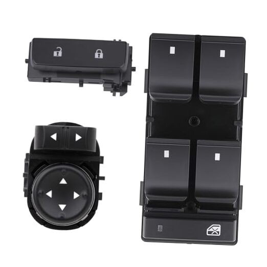 Power Window Control Switch Button & Door Lock & Mirror Switch Front Driver