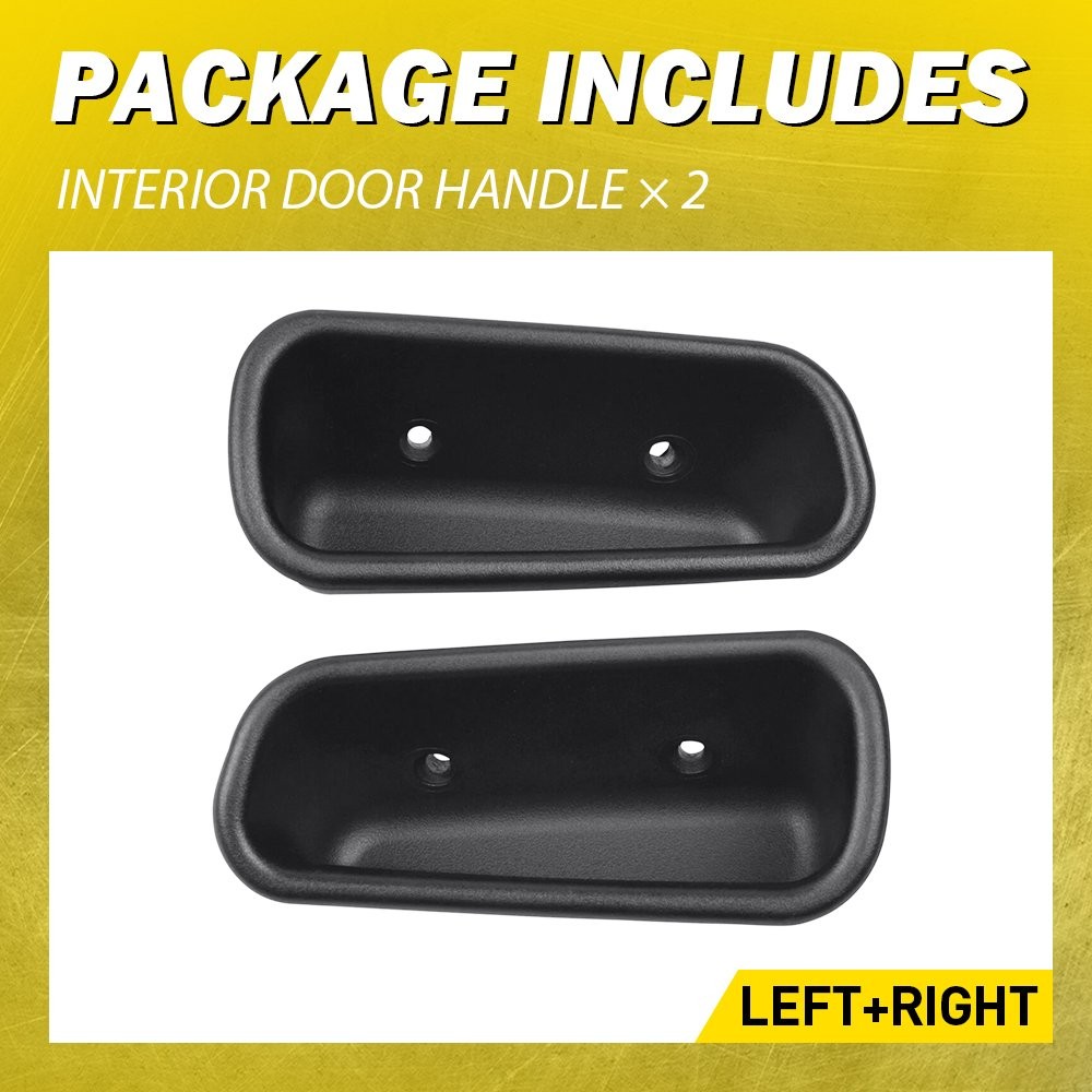 2X Front Door Pull Handle Cup Panel Armrest Cups For Dodge Ram 1500 2500 3500