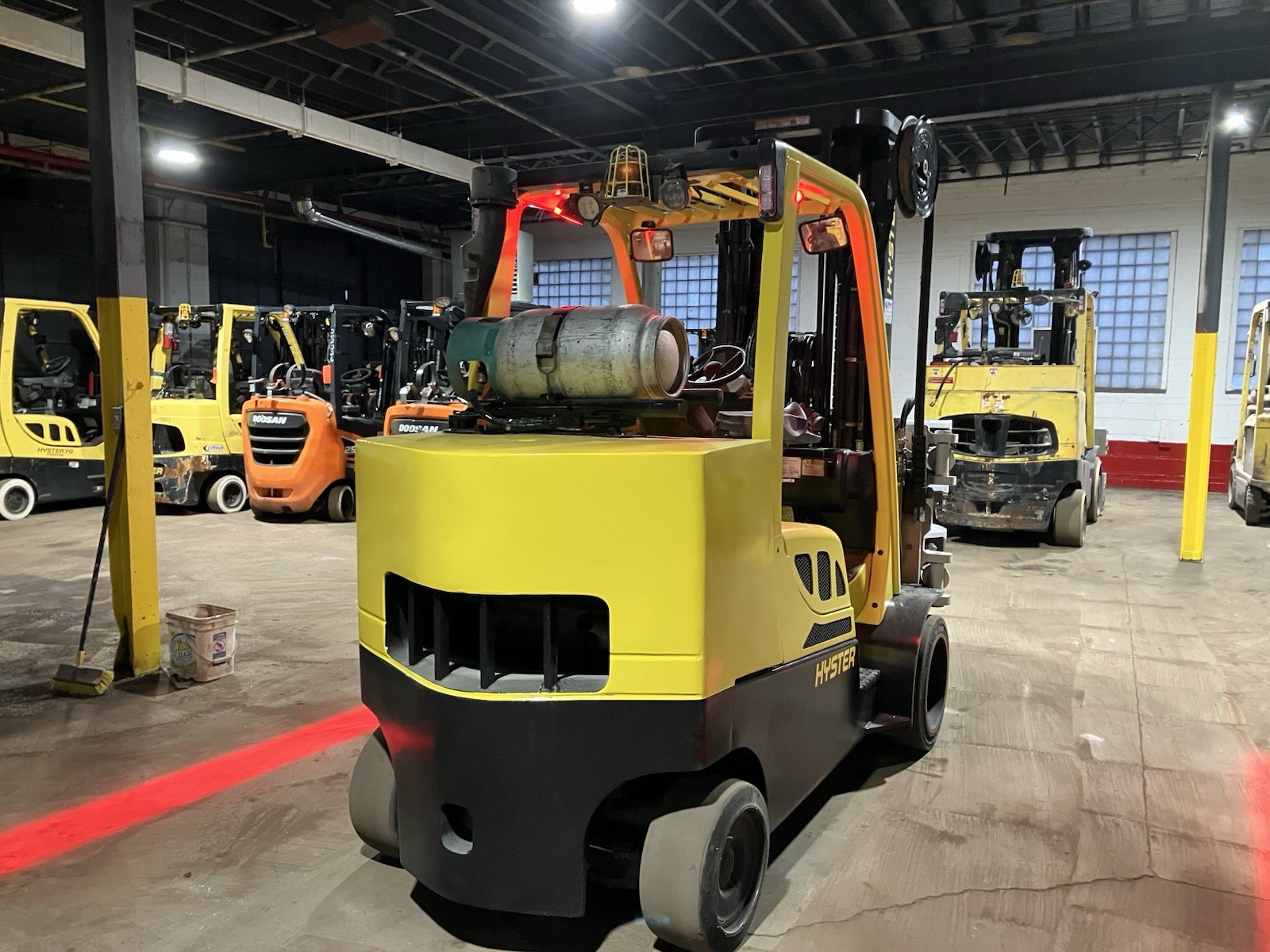 2019 Hyster S120FTPRS 12000lb Used Forklift Triple Mast Paper Roll Clamp