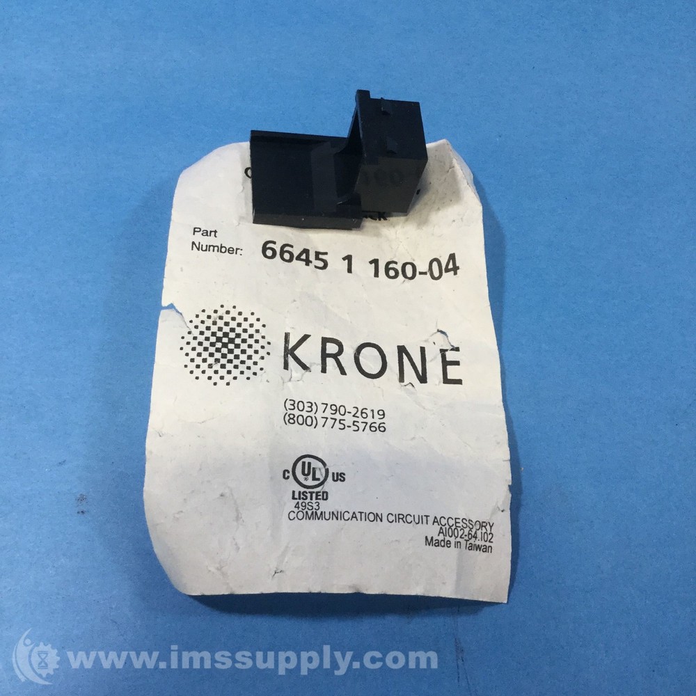 Krones 6645 1 160-04 Blank Module Insert FNIP