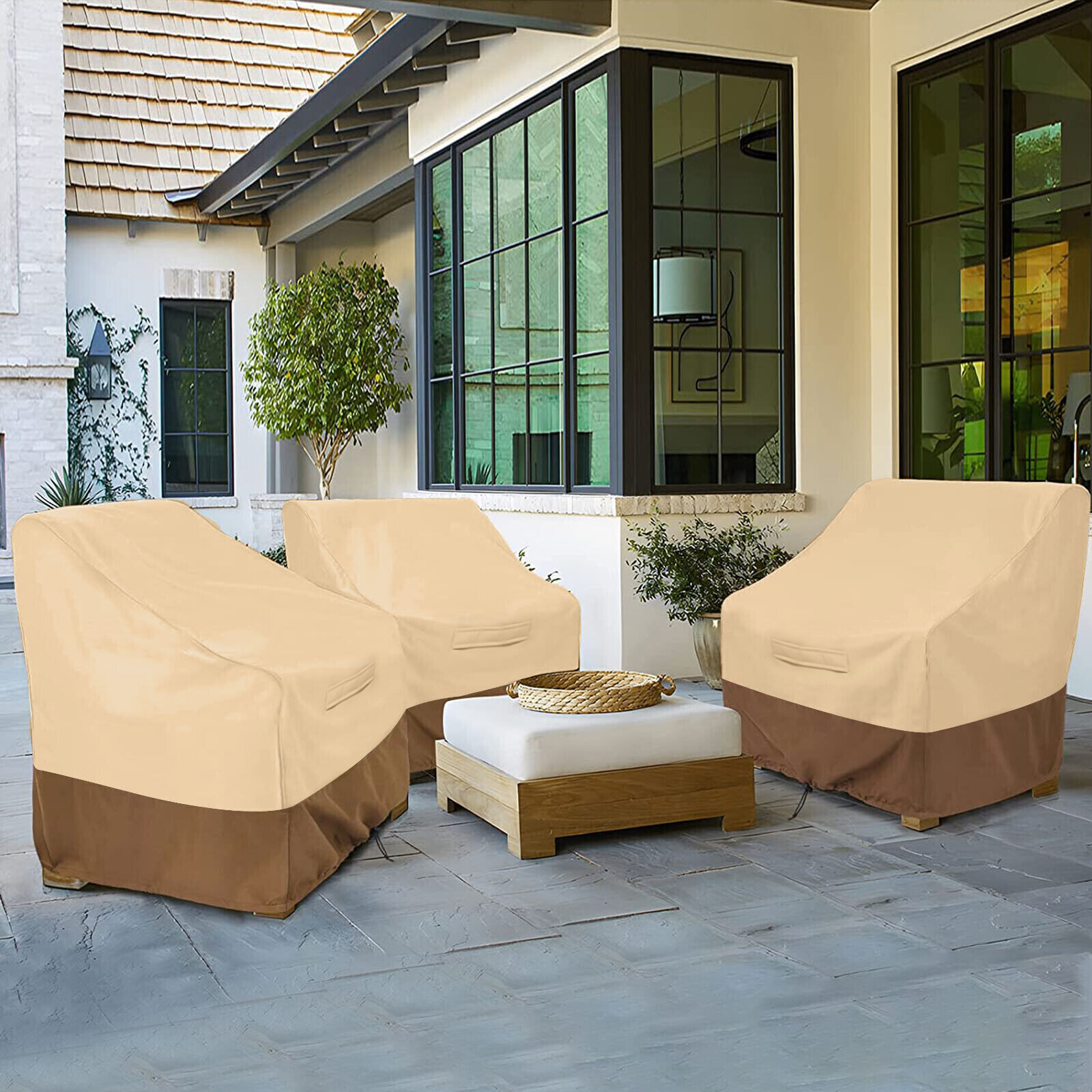 Heavy Duty Patio Chair Cover Waterproof Outdoor Garden Lawn Furniture Protector