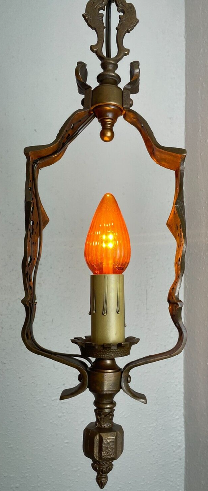 1930's HIGH QUALITY SOLID BRONZE PENDANT