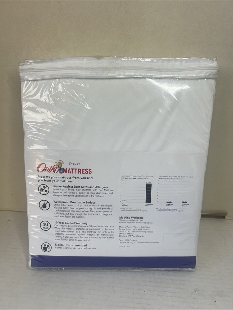 ORTHO Supreme Mattress Protector Full Fitted-Sheet (read Description)