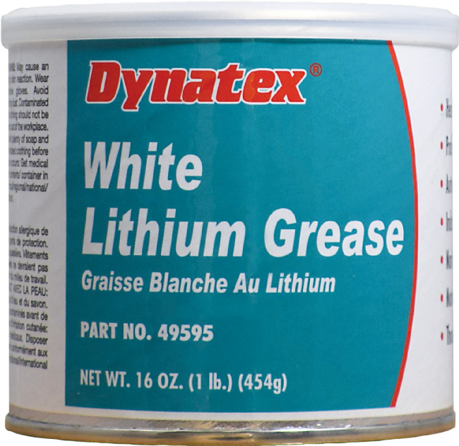 Dynatex 49595 White Lithium Grease 16 Oz. Tub 1EA
