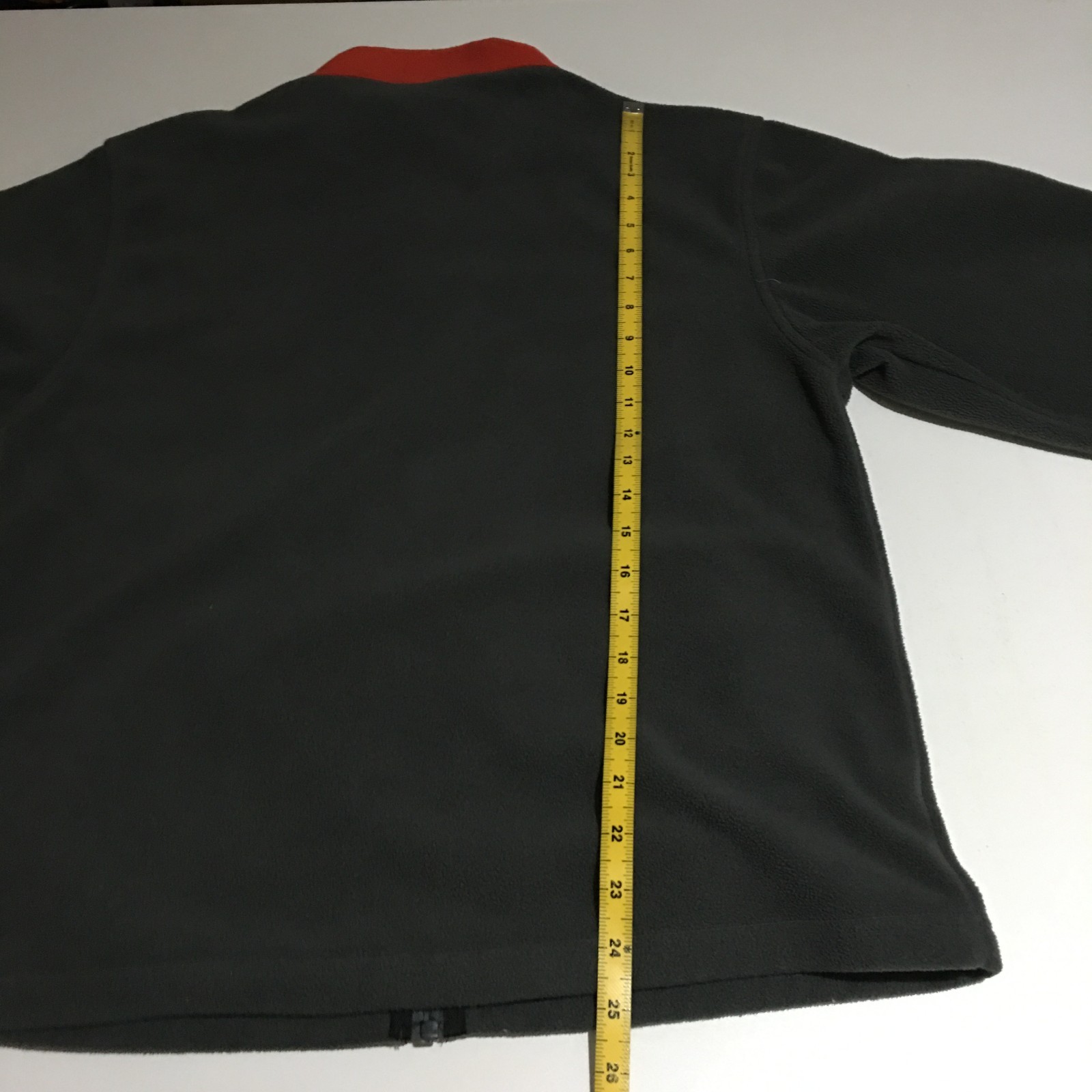 Burger King Employee Fleece Jacket Men Size Small Gray Uniform