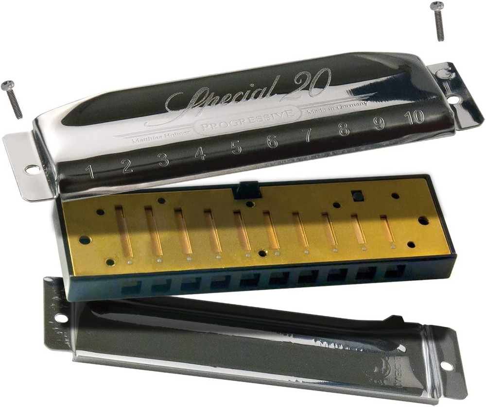 Professional C-Major Harmonica - Special 20 with Moisture-Resistant Comb