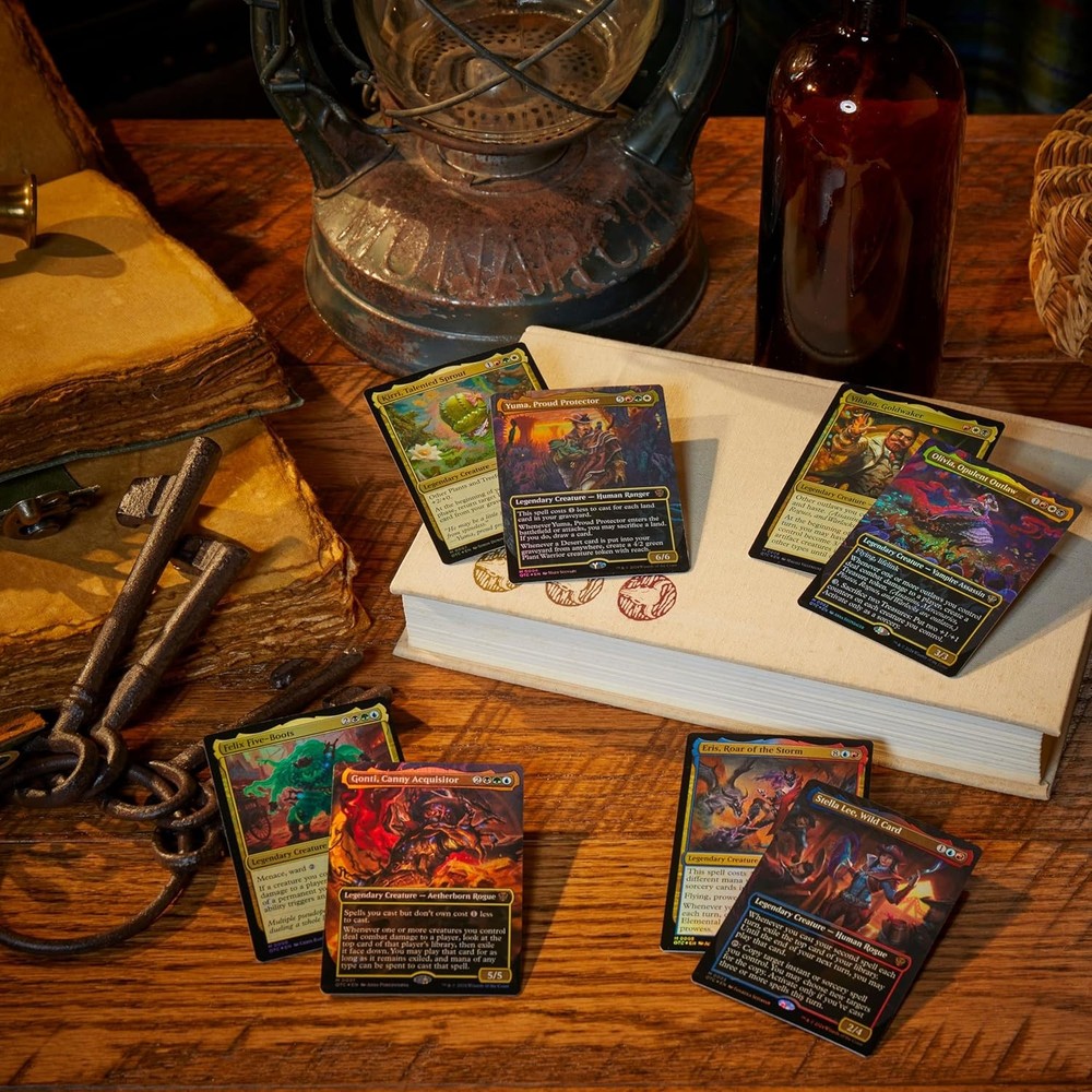 Magic: The Gathering TCG: Outlaws of Thunder Junction Commander Deck Bundle (All