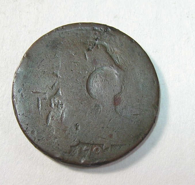 1797 DRAPED BUST LARGE CENT Penny  -  Circulated