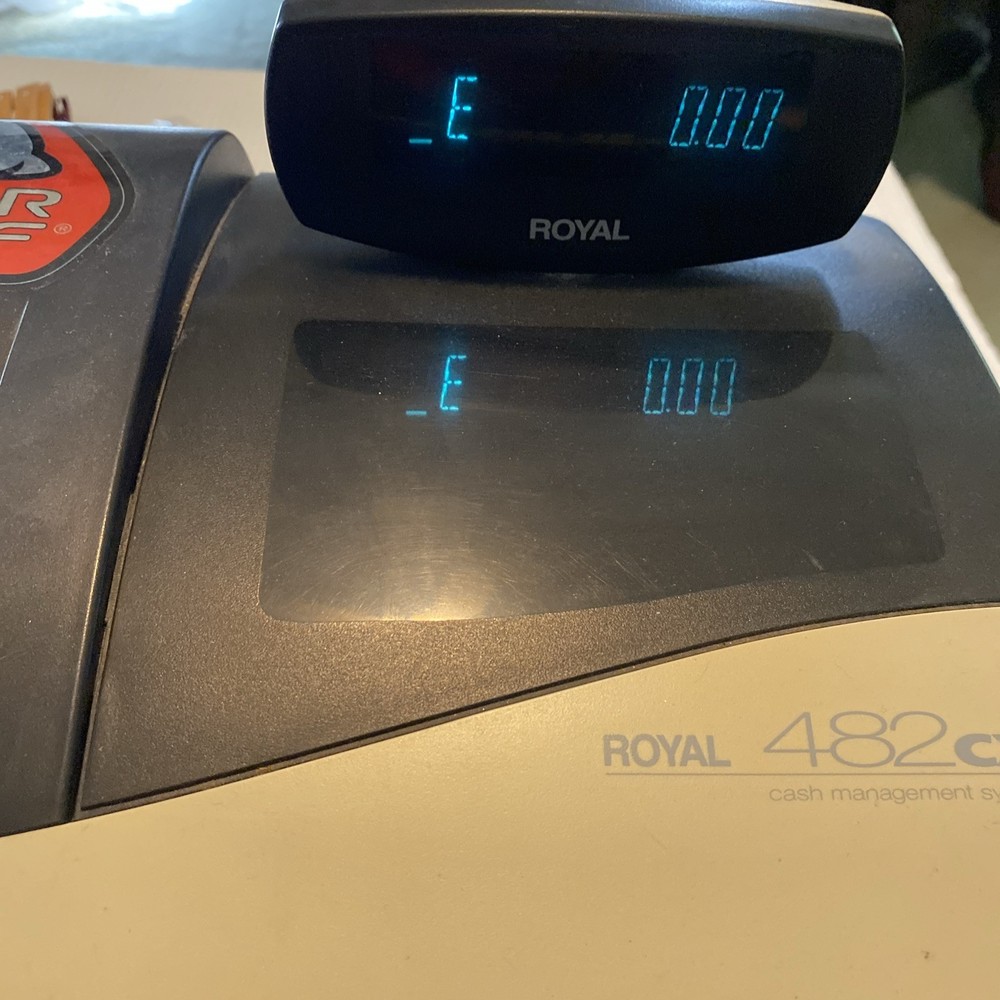 Royal 482 CX Register All Keys Included For Repair Error Code E