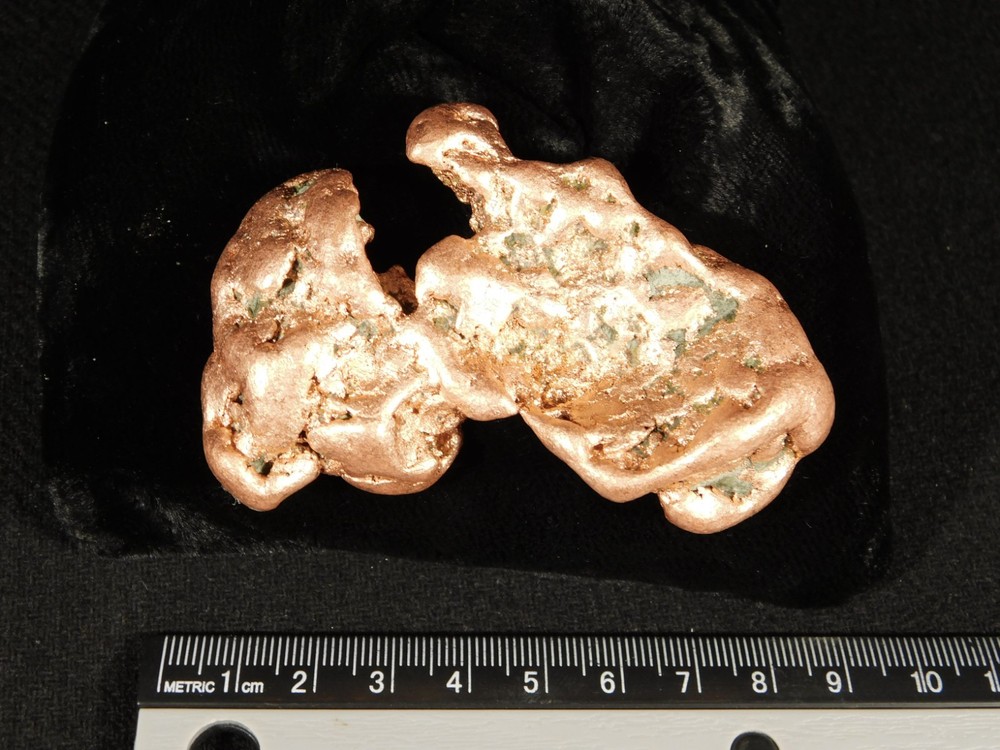 Big! Super Heavy Solid COPPER NUGGET or Native Copper Float Michigan 201gr