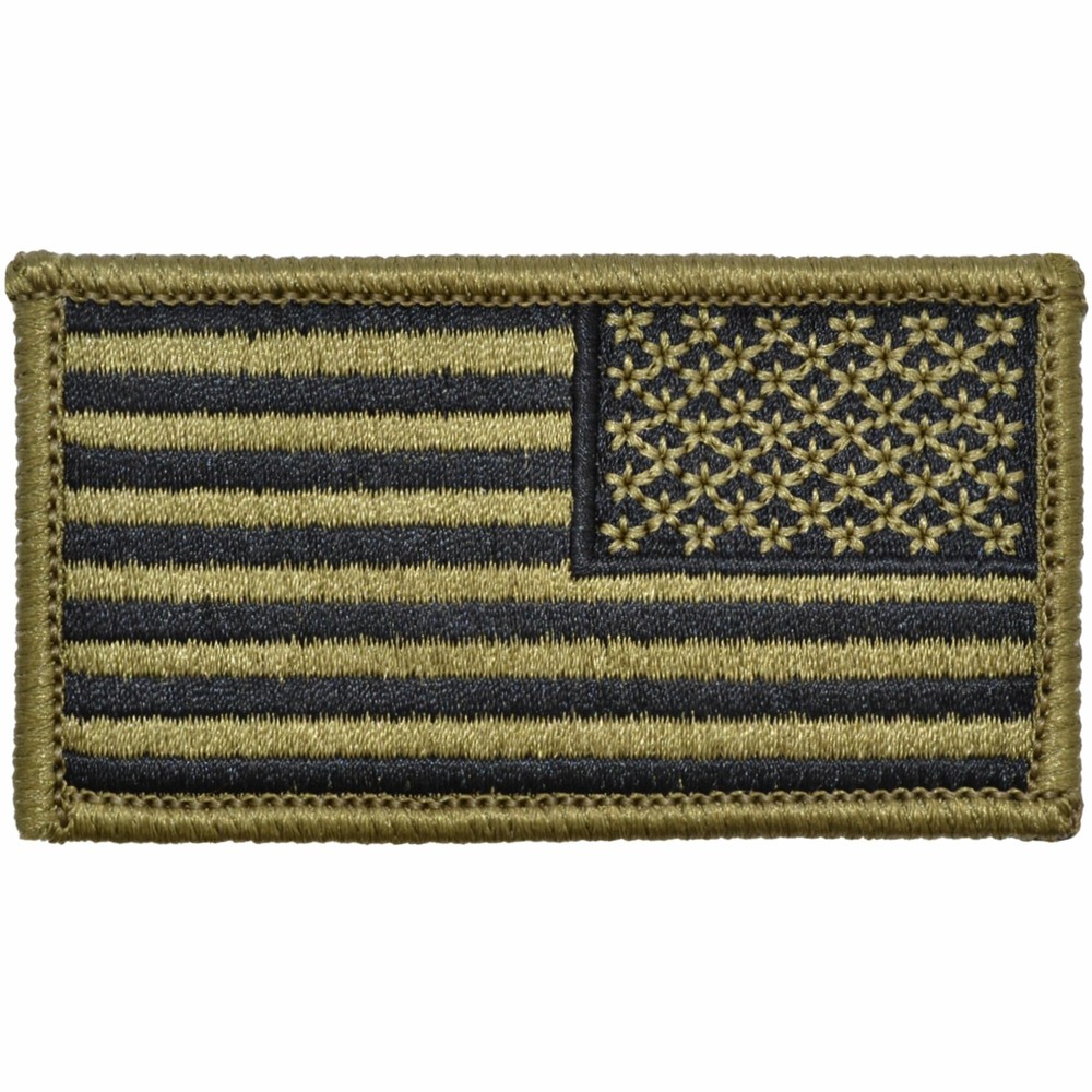USA Flag Fully Embroidered Patch - OCP/Scorpion