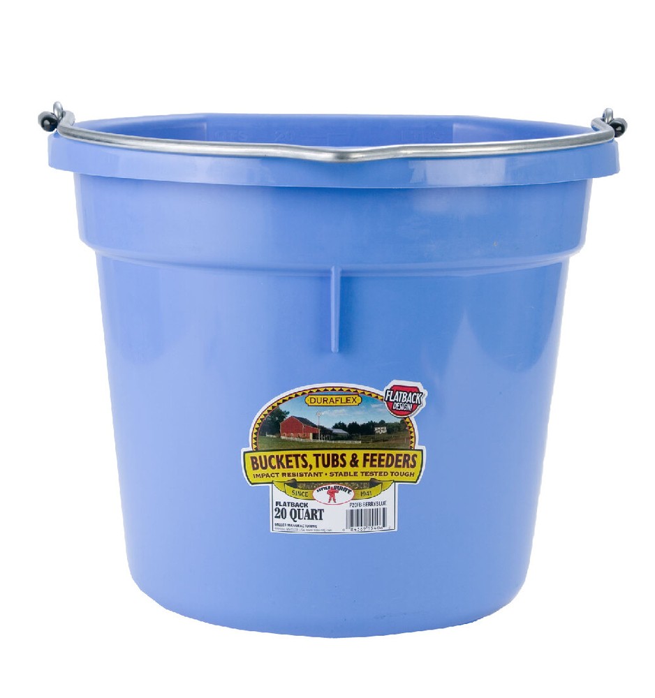 Little Giant 20 Quart Flat Back Bucket