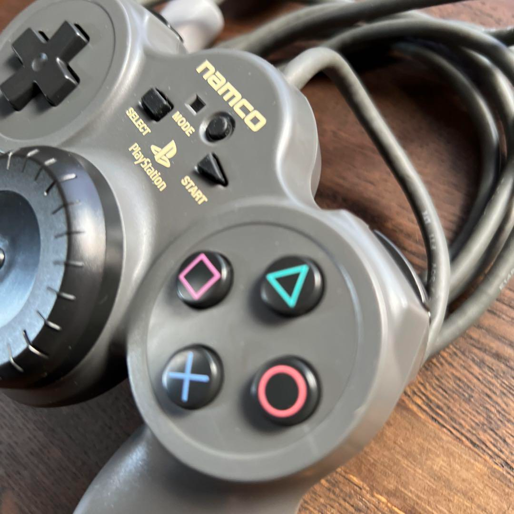 PS Controller JOGCON Jog Con Namco NPC-105 Control Pad For Playstation PS1