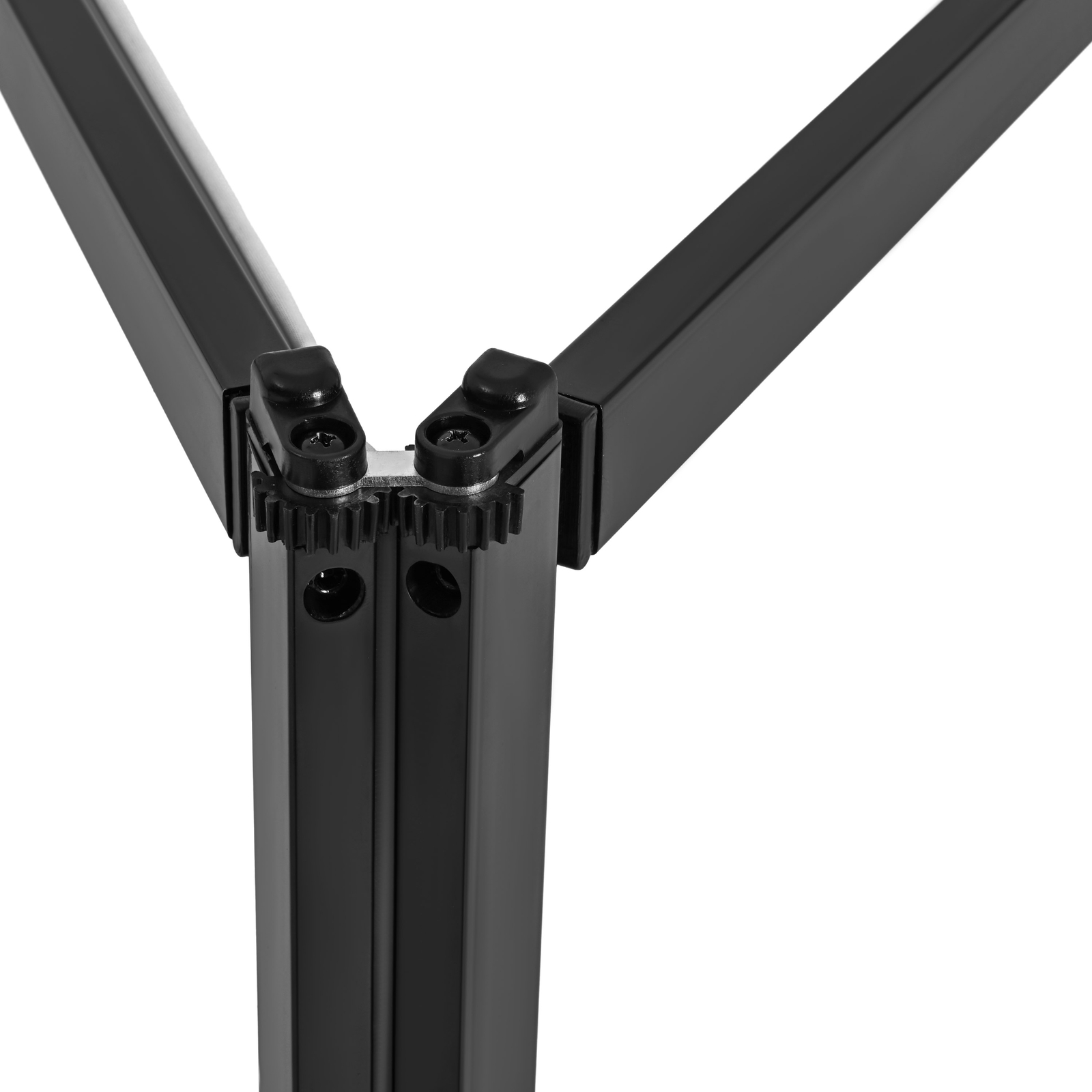 48"x 25" White+Black DJ Foldable Facade Portable Event Booth Panels w/Carry Bag