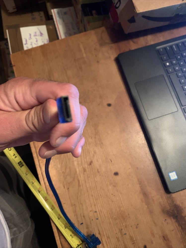 1’8” Blue Sata Cable from Circuitassembly.com New Never Used