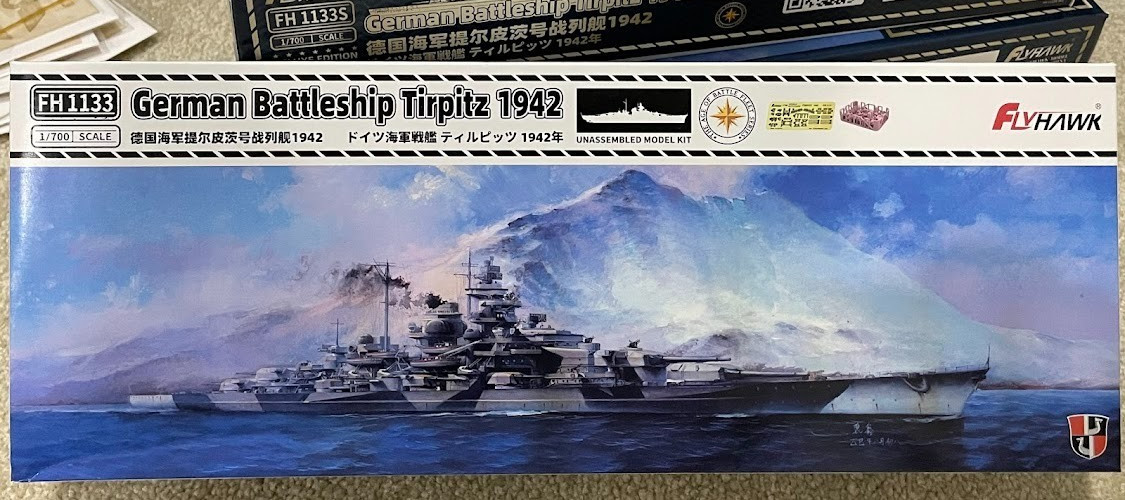 1/700 DKM TIRPITZ 1942 German Battleship and Upgrades * Flyhawk FH1133 FH1133S