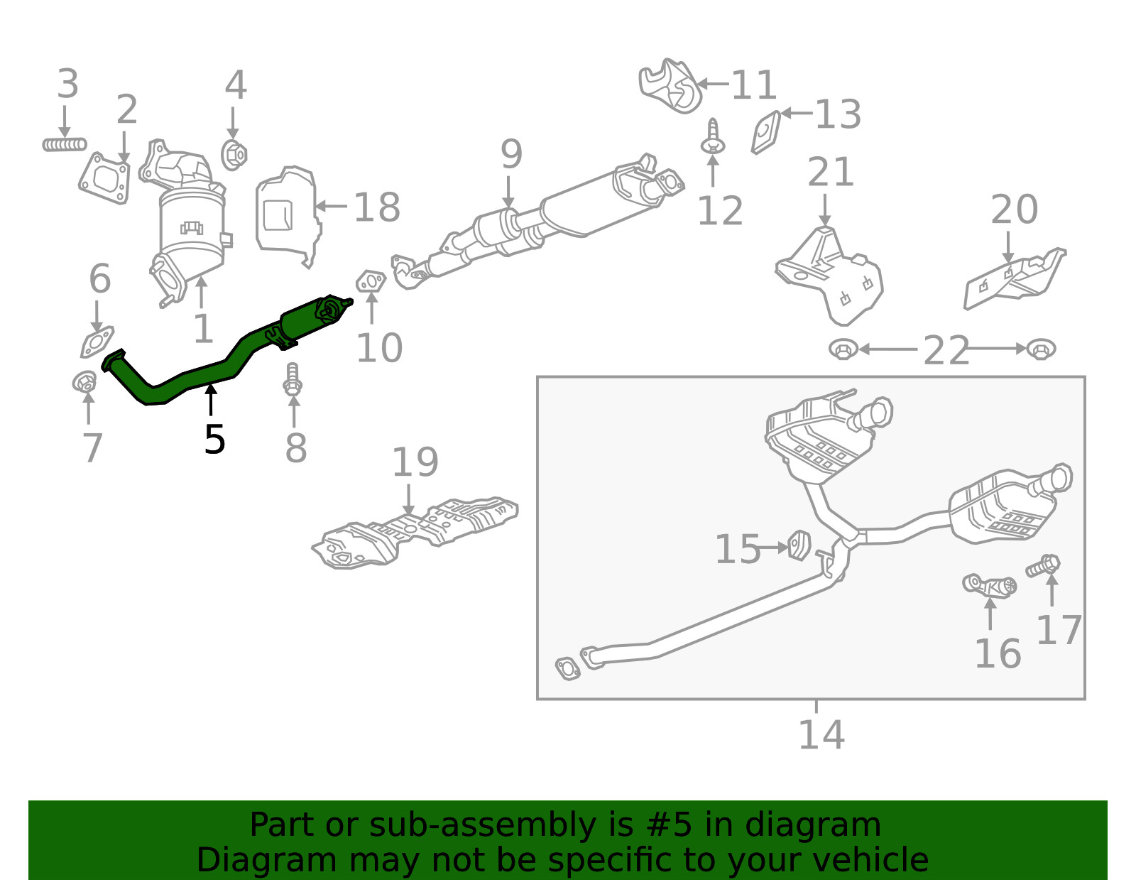 Genuine GM Front Pipe 85542639