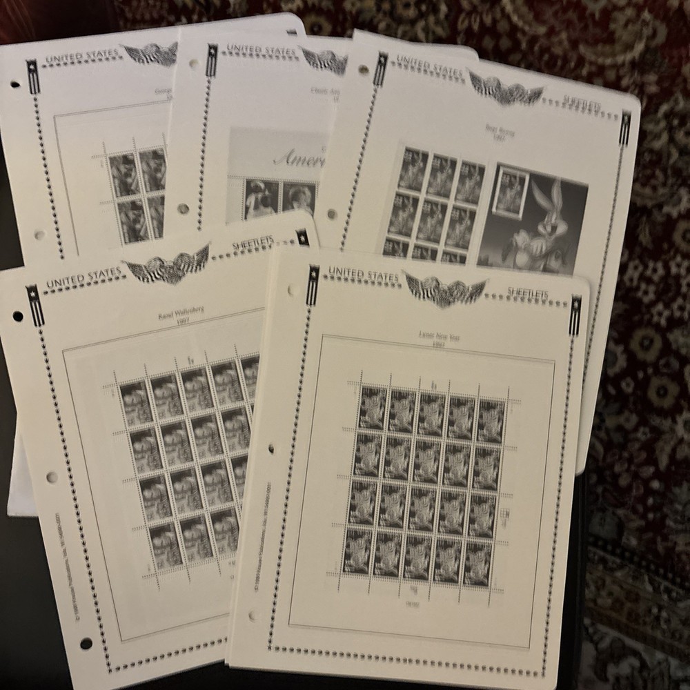 Minkus Album Pages - 1997 Supplement - US Sheetlets