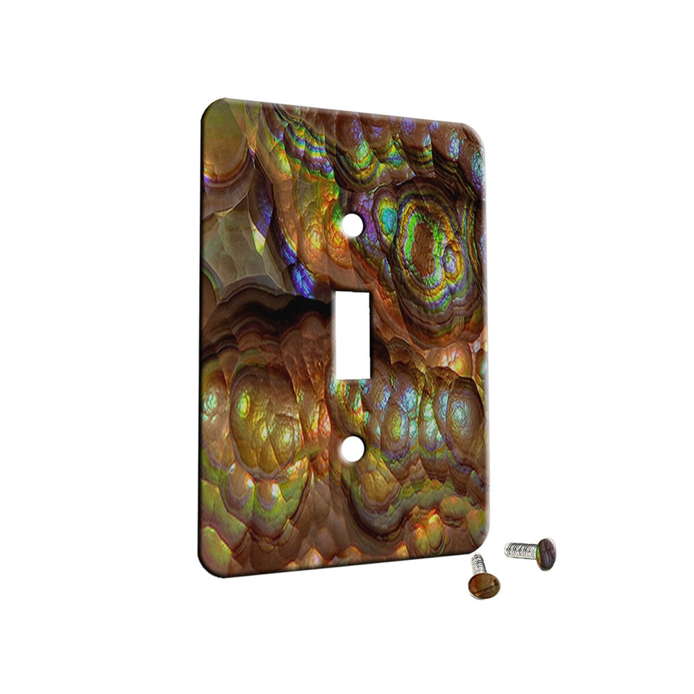 Crystal Rainbow Opulence Design Metal Wall Plate Switch AC Decora