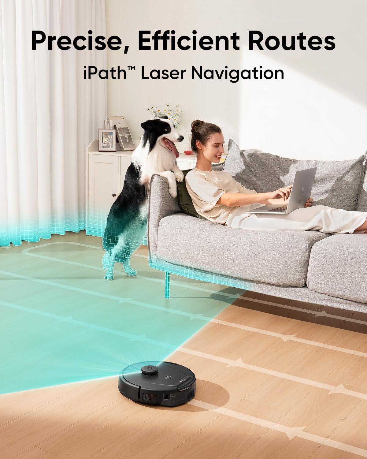 eufy L60 Robot Vacuum with Self Empty Station Hair Detangling Tech 5000 Pa|Renew