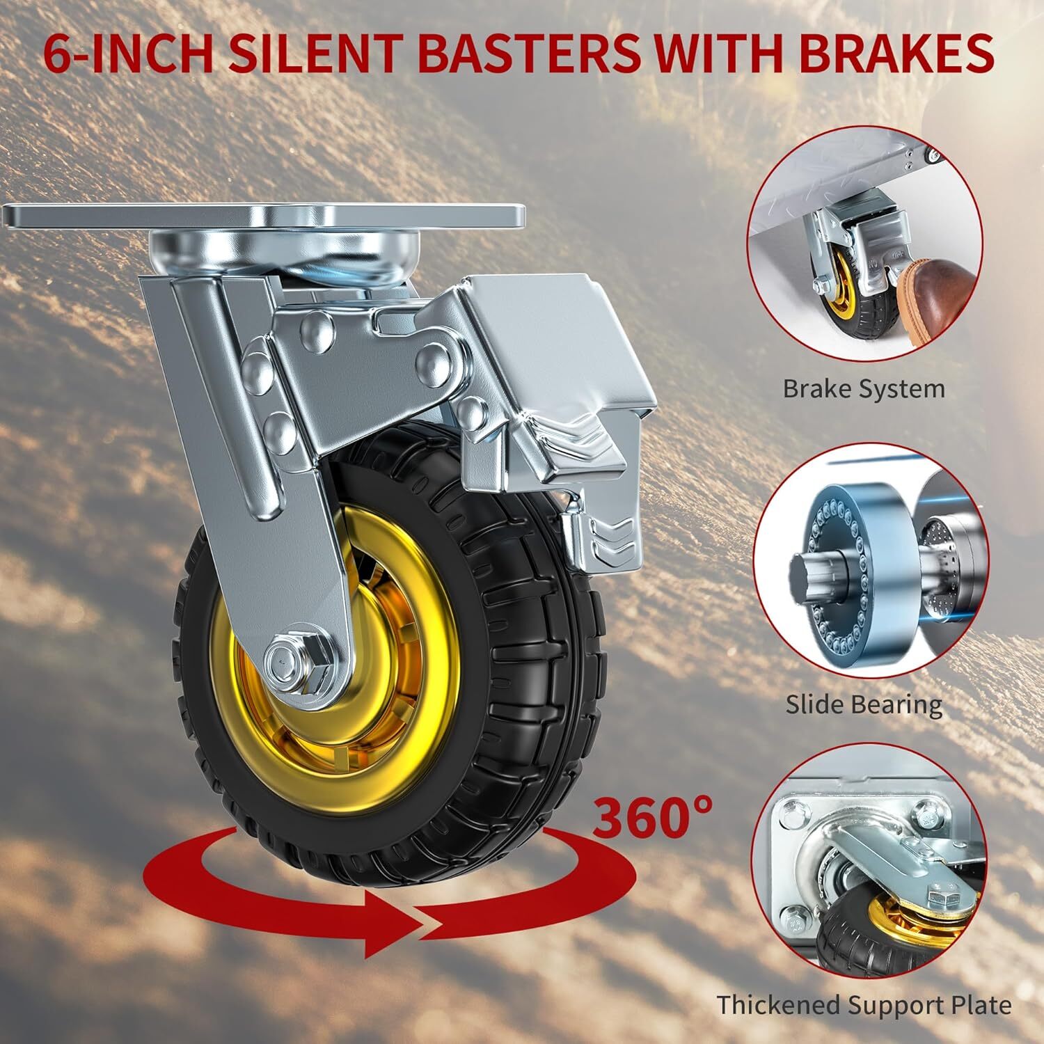 Foldable Large Flatbed Cart Platform Truck Cart Dolly W/ Wheels Steel 2000 LBS