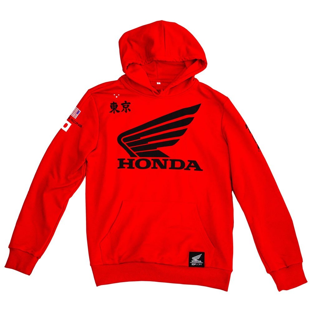 D'Cor Visuals Honda Factory Sweatshirt Large Red