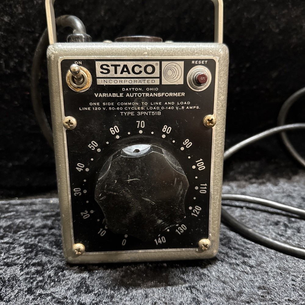 staco variable transformer Type 3PNT51B