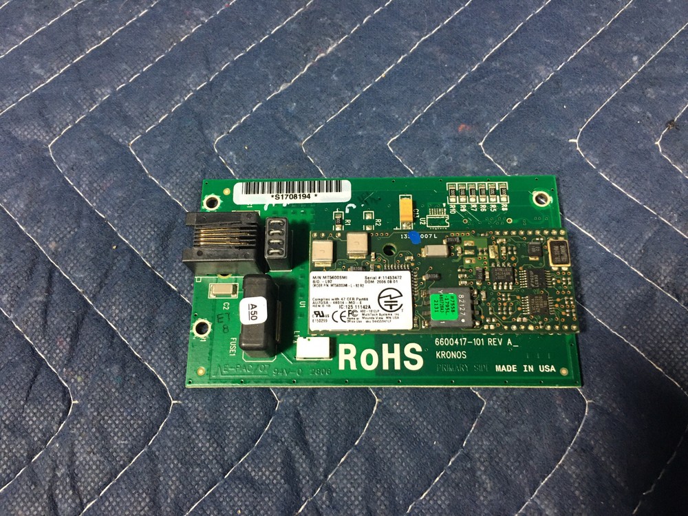Kronos Time Clock 4500 Modem Card 6600417-001