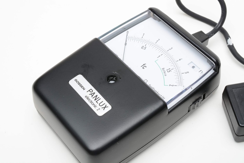 Gossen Panalux Electronic-2 Incident light meter w/Case, Tested, Great
