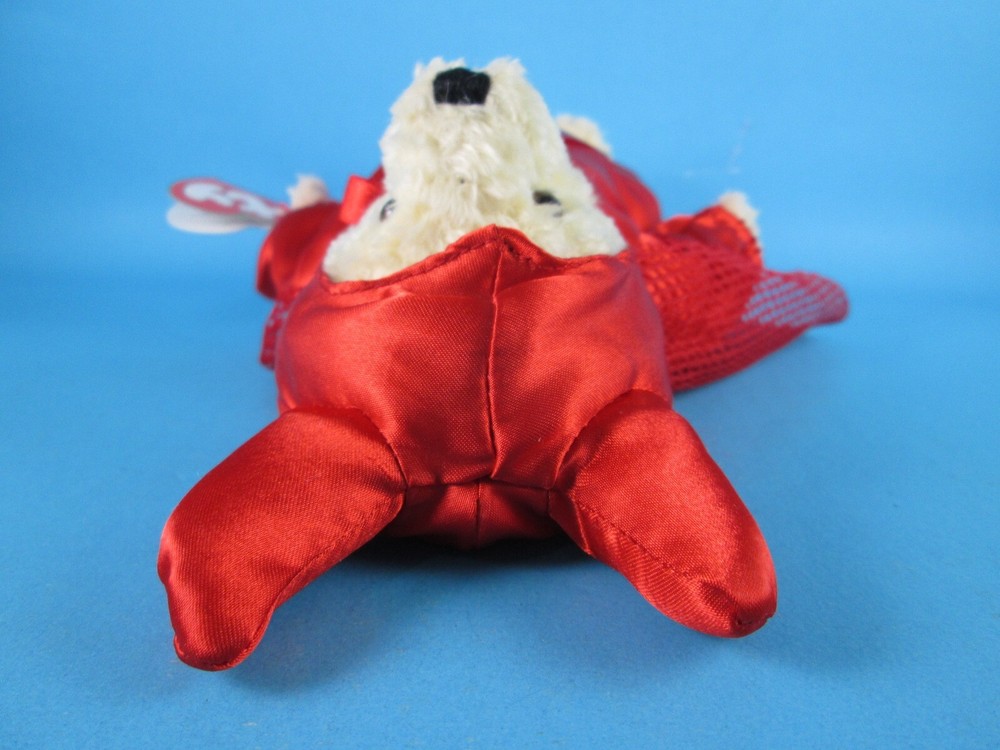 Ty Beanie Babies Baby Devlin Bear 2000 Attic Treasures plush Halloween Devil